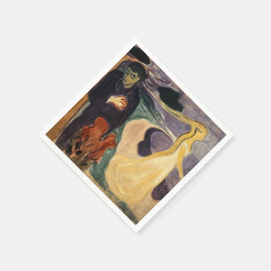 Edvard Munch - Trennung Serviette (Ecke)