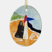 Edvard Munch Two Women on Shore Keramikornament (Rechts)