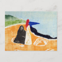 Edvard Munch Two Women on Shore
