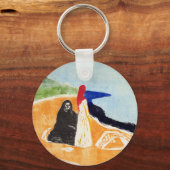 Edvard Munch Two Women on Shore Schlüsselanhänger (Vorderseite)