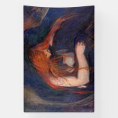 Edvard Munch - Vampire / Liebe und Schmerz Banner (Vertikal)