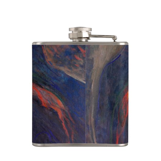 Edvard Munch - Vampire / Liebe und Schmerz Flachmann (Rückseite)