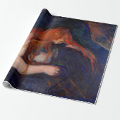 Edvard Munch - Vampire / Liebe und Schmerz Geschenkpapier (Ungerollt)