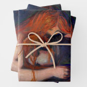 Edvard Munch - Vampire / Liebe und Schmerz Geschenkpapier Set (Beispiel)