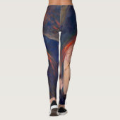 Edvard Munch - Vampire / Liebe und Schmerz Leggings (Rückseite)