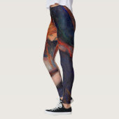 Edvard Munch - Vampire / Liebe und Schmerz Leggings (Links)