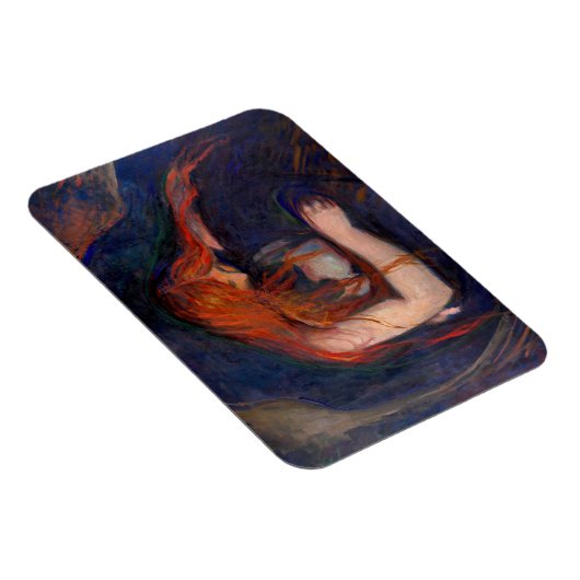 Edvard Munch - Vampire / Liebe und Schmerz Magnet (Rechte Seite)