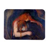 Edvard Munch - Vampire / Liebe und Schmerz Magnet (Horizontal)