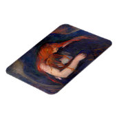 Edvard Munch - Vampire / Liebe und Schmerz Magnet (Linke Seite)