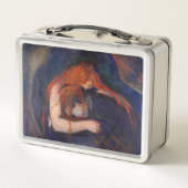 Edvard Munch - Vampire / Liebe und Schmerz Metall Brotdose (Rückseite)