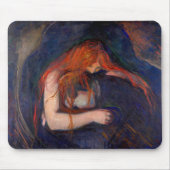 Edvard Munch - Vampire / Liebe und Schmerz Mousepad (Vorne)