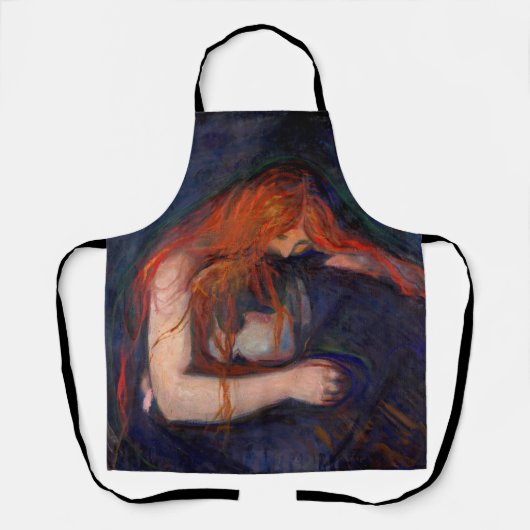 Edvard Munch - Vampire / Liebe und Schmerz Schürze (Vorderseite)
