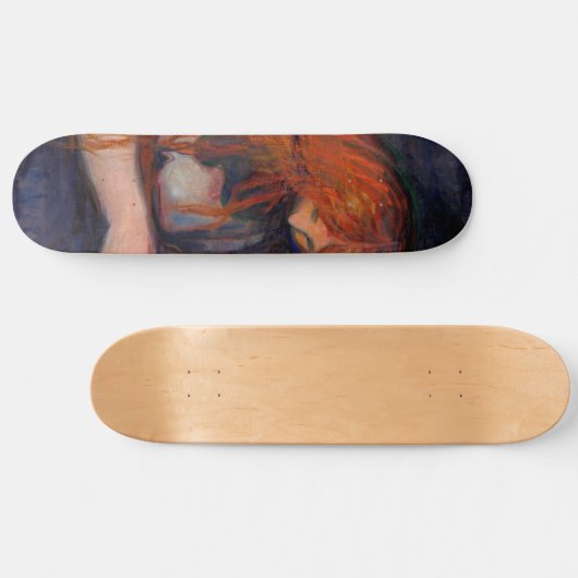 Edvard Munch - Vampire / Liebe und Schmerz Skateboard (Horizontal)