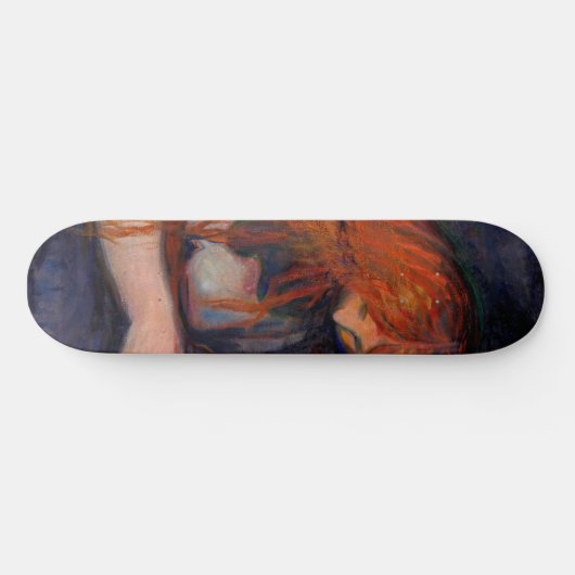Edvard Munch - Vampire / Liebe und Schmerz Skateboard (Horizontal)
