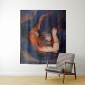 Edvard Munch - Vampire / Liebe und Schmerz Wandteppich (Beispiel)