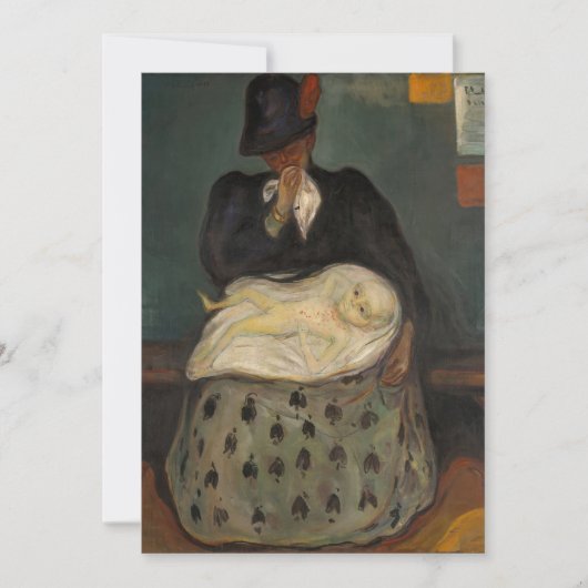 Edvard Munch - Vererbung Dankeskarte (Vorderseite)