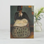 Edvard Munch - Vererbung Dankeskarte (Stehend Vorderseite)