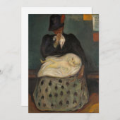 Edvard Munch - Vererbung Dankeskarte (Vorne/Hinten)