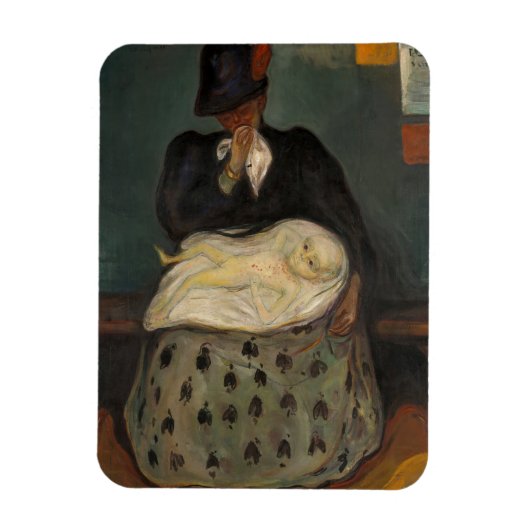 Edvard Munch - Vererbung Magnet (Vertikal)