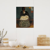 Edvard Munch - Vererbung Poster (Küche)