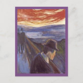Edvard Munch, Verzweiflung Postkarte (Vorderseite)