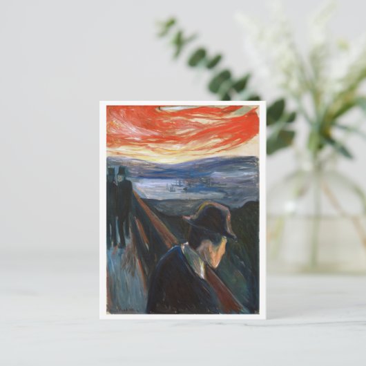 Edvard Munch Verzweiflung Postkarte (Stehend Vorderseite)