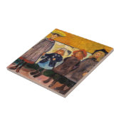 Edvard Munch - Vier Mädchen in Asgardstrand Fliese (Seite)