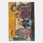 Edvard Munch - Vier Mädchen in Asgardstrand Geschirrtuch (Vertikal)