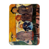 Edvard Munch - Vier Mädchen in Asgardstrand Magnet (Vertikal)