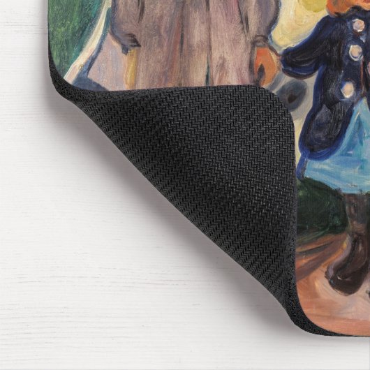 Edvard Munch - Vier Mädchen in Asgardstrand Mousepad (Ecke)