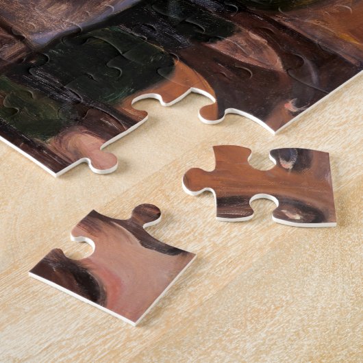 Edvard Munch - Vier Mädchen in Asgardstrand Puzzle (Seite)