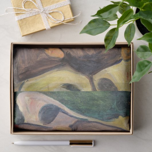 Edvard Munch - Vier Mädchen in Asgardstrand Seidenpapier (Geschenk)