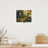 Edvard Munch Zedign Art Poster #13-3 (Küche)