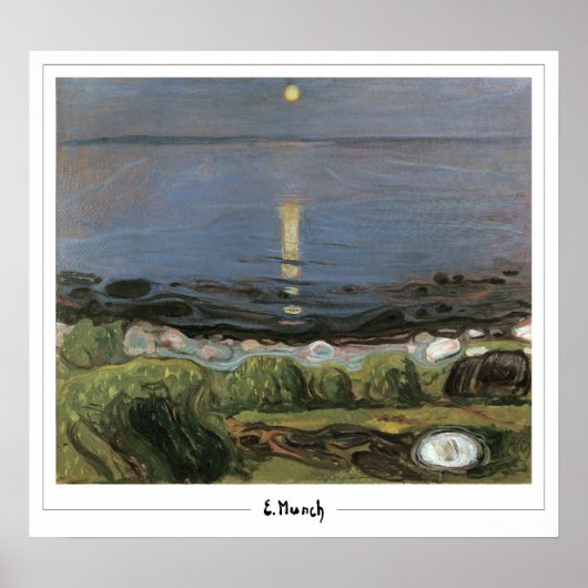 Edvard Munch Zedign Art Poster #20-3 (Vorne)