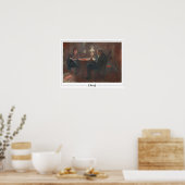 Edvard Munch Zedign Art Poster #574 (Küche)