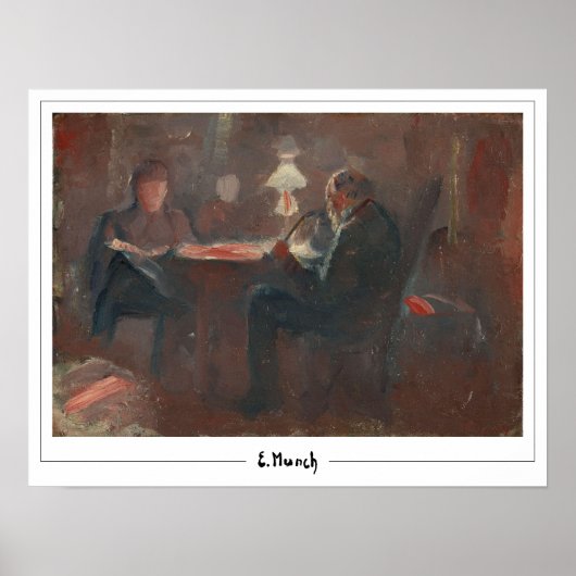 Edvard Munch Zedign Art Poster #574 (Vorne)