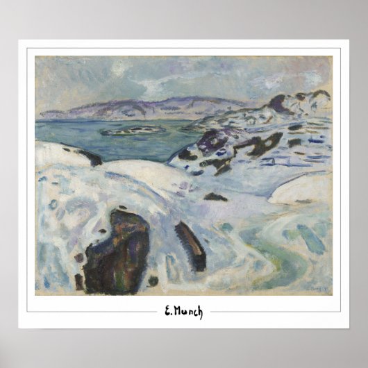 Edvard Munch Zedign Art Poster #614-3 (Vorne)