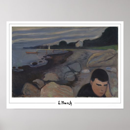 Edvard Munch Zedign Art Poster #767-3 (Vorne)