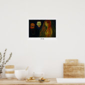 Edvard Munch Zedign Art Poster #777-3 (Küche)
