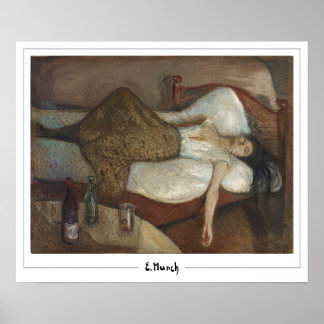 Edvard Munch Zedign Kunstposter #340-3 Poster