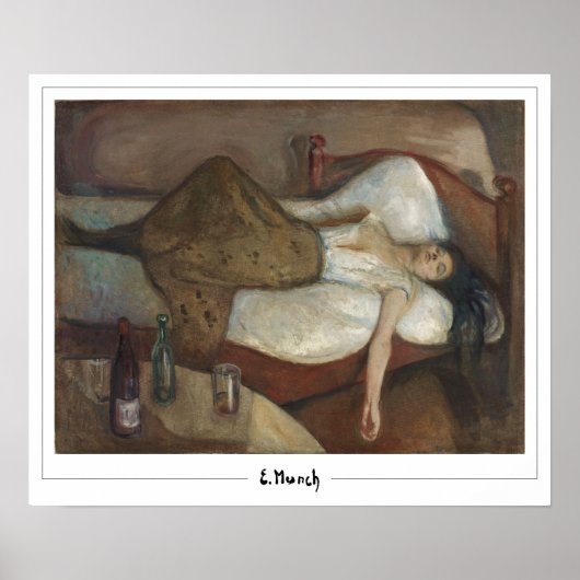 Edvard Munch Zedign Kunstposter #340-3 Poster (Vorne)