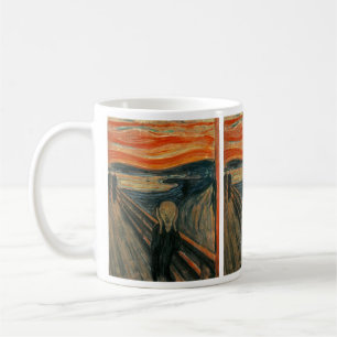 Edvard Munch Zeichnen des Schreins (Skrik) 1893 Kaffeetasse