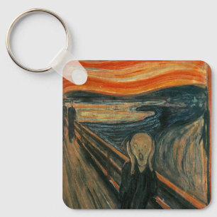 Edvard Munch Zeichnen des Schreins (Skrik) 1893 Schlüsselanhänger
