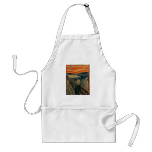 Edvard Munch Zeichnen des Schreins (Skrik) 1893 Schürze