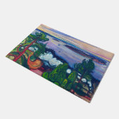 Edvard Munch - Zug Rauch Fußmatte (Schrägansicht)