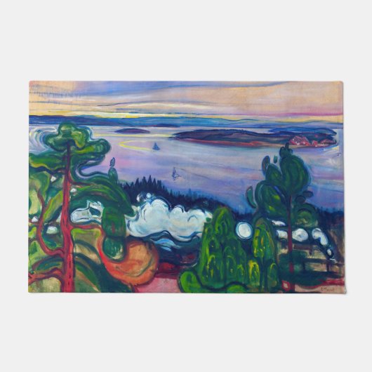 Edvard Munch - Zug Rauch Fußmatte (Vorderseite)