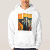 Edvard Munch's Cat Hoodie (Vorderseite)