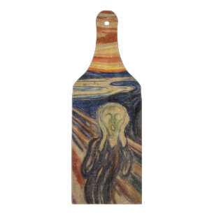 Edvard Munchs der Schrei Schneidebrett