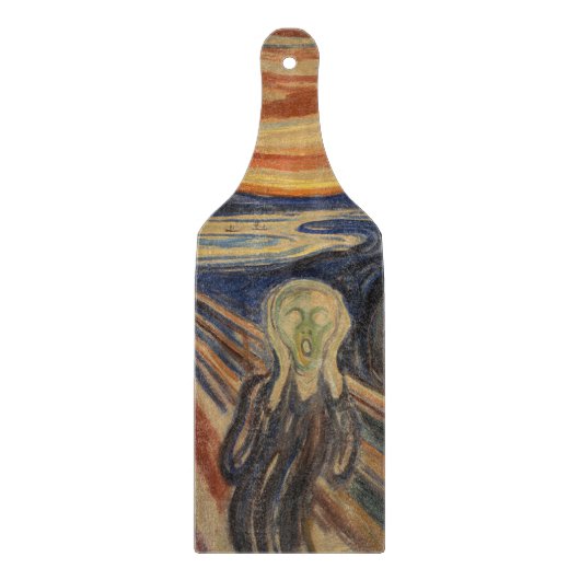 Edvard Munchs der Schrei Schneidebrett (Vorderseite)