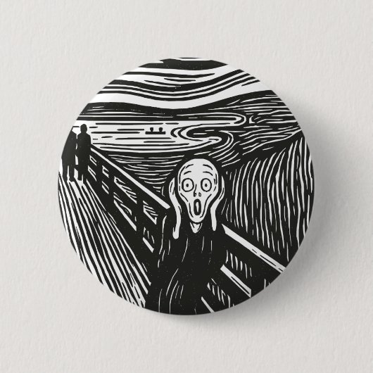 Edvard Munch's Scream Button (Vorderseite)